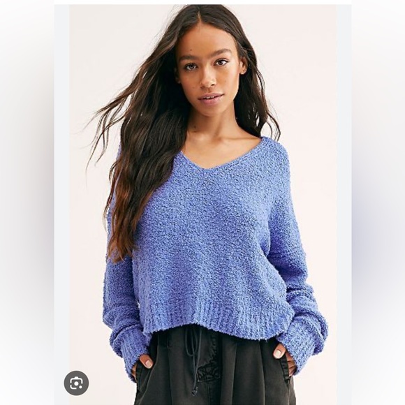 Free People Finders Keepers V-Neck Sweater - Picture 1 of 5
